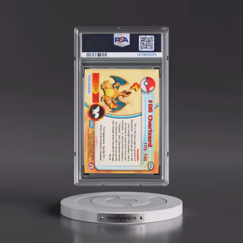 1999 Topps Pokémon TV #6 Charizard - Foil (PSA 8 NM-MT)