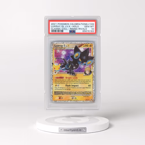 2021 Pokémon Celebrations Classic Collection #109 Luxray GL LV.X - Holo (PSA 10 GEM MINT)