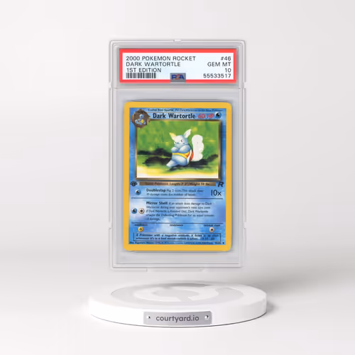2000 Pokémon Rocket #46 Dark Wartortle - 1st Edition (PSA 10 GEM MINT)