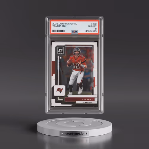 2022 Panini Donruss Optic #183 Tom Brady (PSA 8 NM-MT)