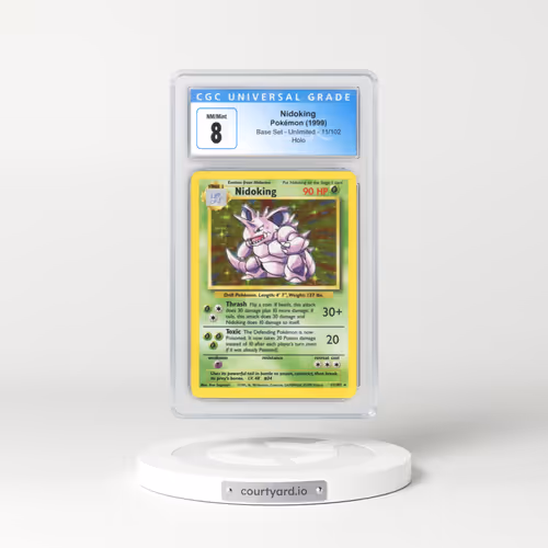 1999 Base Set #11 Nidoking - Holo (CGC 8 NM-MT)