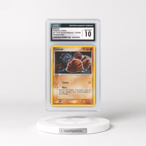 2004 EX Team Rocket Returns #79 Swinub - Holo (CGC 10 GEM MINT)