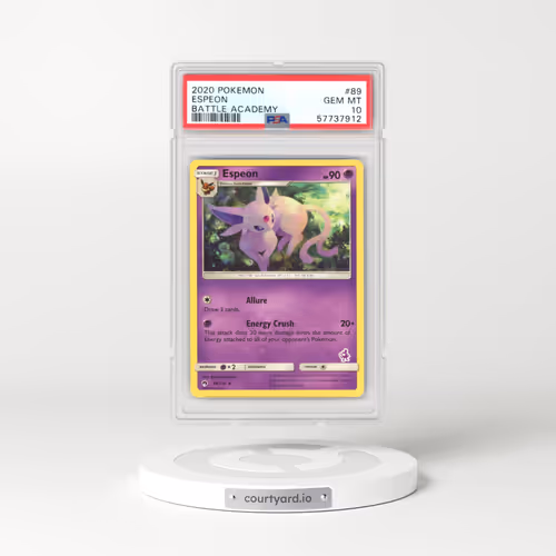 2020 Pokémon Battle Academy #89 Espeon (PSA 10 GEM MINT)