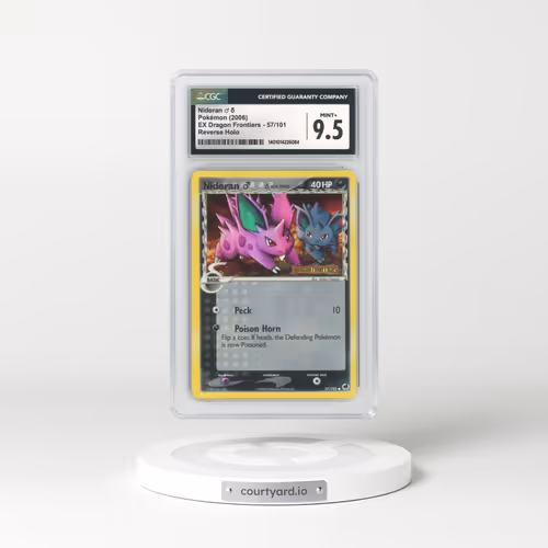 2006 EX Dragon Frontiers #57 Nidoran (M) - Holo (CGC 9.5 MINT+)