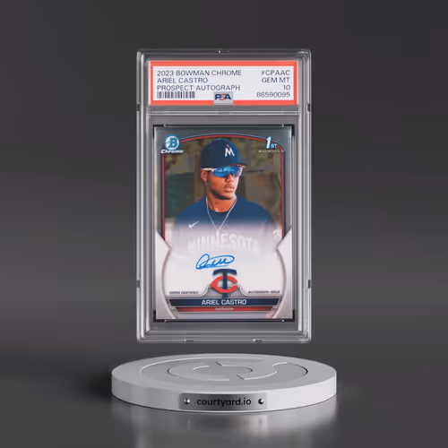 2023 Bowman Chrome Prospect Autographs #CPAAC Ariel Castro (PSA 10 GEM MINT)