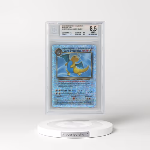 2002 Legendary Collection #5 Dark Dragonite - Reverse Holo (BGS 8.5 NM-MT+)