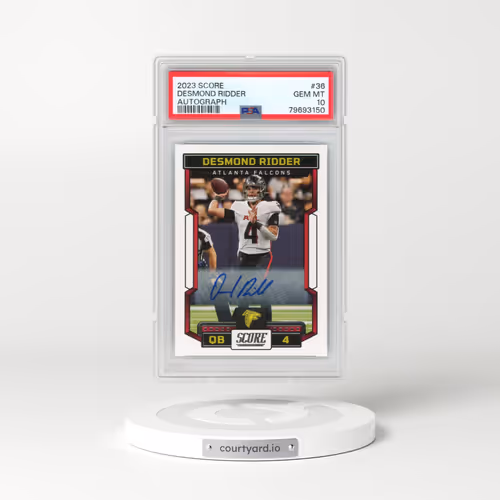 2023 Panini Score #36 Desmond Ridder - Autograph (PSA 10 GEM MINT)