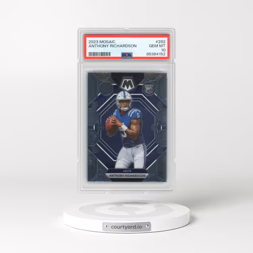 2023 Panini Mosaic #282 Anthony Richardson (PSA 10 GEM MINT)