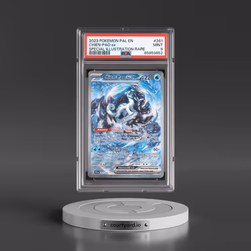2023 Pokémon Pal EN-Paldea Evolved #261 Chien-Pao EX - Holo Special Illustration Rare (PSA 9 MINT)