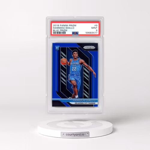 2018 Panini Prizm #9 Hamidou Diallo - Blue Prizm (PSA 9 MINT)