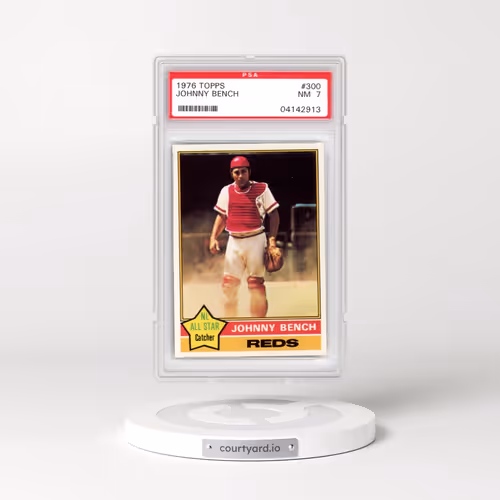 1976 Topps #300 Johnny Bench (PSA 7 NM)