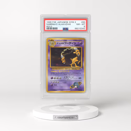 1999 Pokémon Gym 2 #65 Sabrina's Alakazam - Holo (PSA 8 NM-MT)