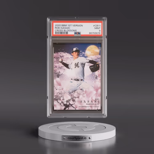 2020 BBM 1st Version Cross Blossoms #CB11 Roki Sasaki (PSA 9 MINT)