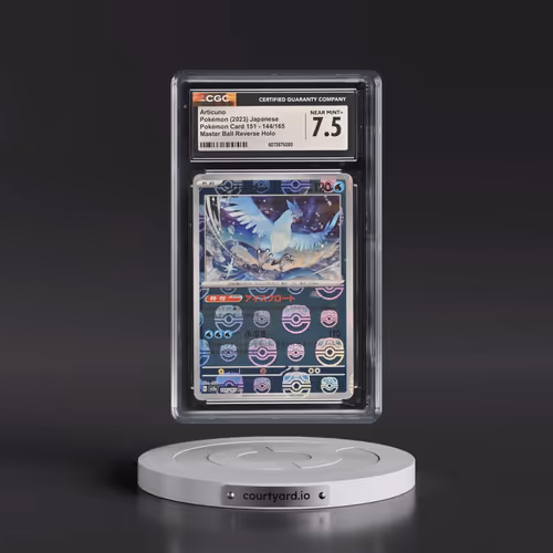 2023 Pokémon Card 151 #144/165 Articuno - Reverse Holo Master Ball (CGC 7.5 NM+)
