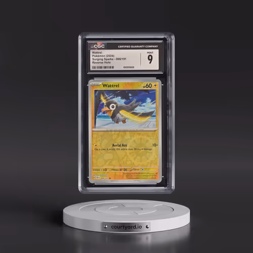 2024 Surging Sparks - SSP EN #066/191 Wattrel - Reverse Holo (CGC 9 MINT)