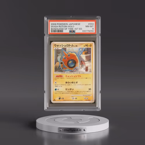 2008 Pokémon Bonds to the End of Time #033 Wash Rotom - 1st Edition Holo (PSA 8 NM-MT)