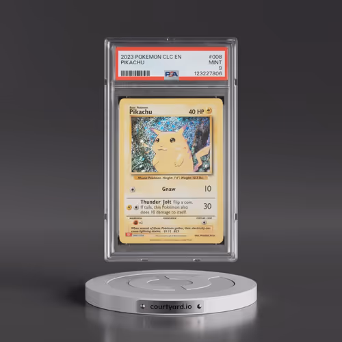 2023 Pokémon Clc-Trading Card Game Classic Charizard & HO-Oh EX Deck #008 Pikachu (PSA 9 MINT)