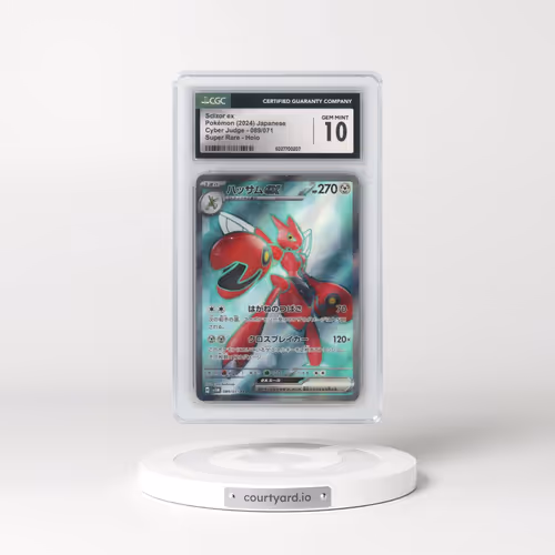 2024 Pokémon Sv5m-Cyber Judge #089 Scizor EX - Holo Super Rare (CGC 10 GEM MINT)