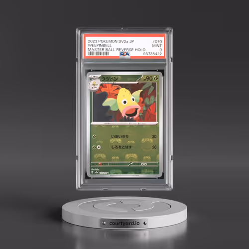 2023 Pokémon Sv2a-Pokemon 151 #070 Weepinbell - Reverse Holo Master Ball (PSA 9 MINT)