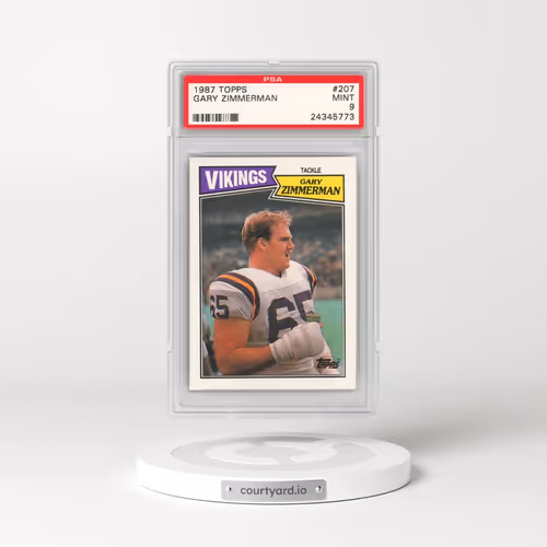 1987 Topps #207 Gary Zimmerman (PSA 9 MINT)