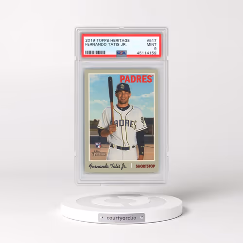 2019 Topps Heritage #517 Fernando Tatis Jr. (PSA 9 MINT)