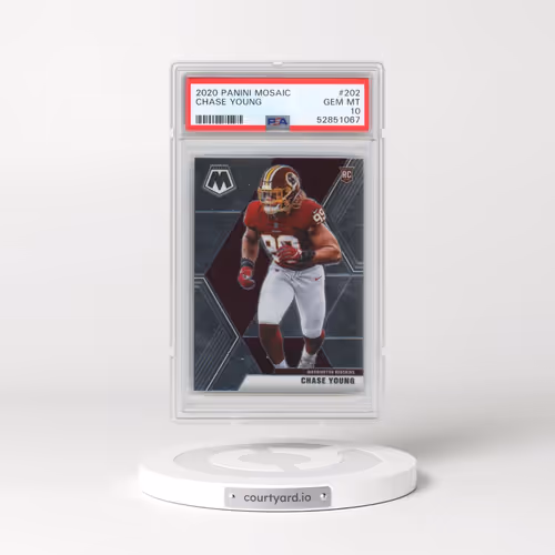 2020 Panini Mosaic #202 Chase Young (PSA 10 GEM MINT)