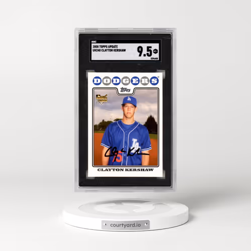 2008 Topps Update & Highlights #UH240 Clayton Kershaw (SGC 9.5 MINT+)