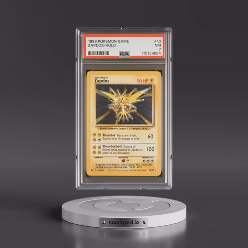 1999 Pokémon Game #16 Zapdos - Holo (PSA 7 NM)
