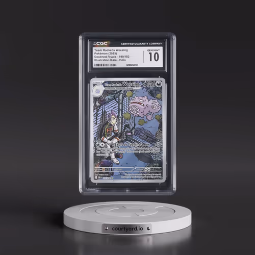 2025 Destined Rivals - DRI EN #199/182 Team Rocket's Weezing - Illustration Rare Holo (CGC 10 GEM MI