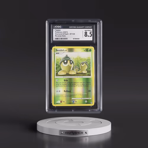 2007 Diamond & Pearl #97/130 Seedot - Reverse Holo (CGC 8.5 NM-MT+)