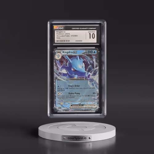 2023 Shrouded Fable - SFA EN #012/064 Kingdra ex - Holo (CGC 10 GEM MINT)
