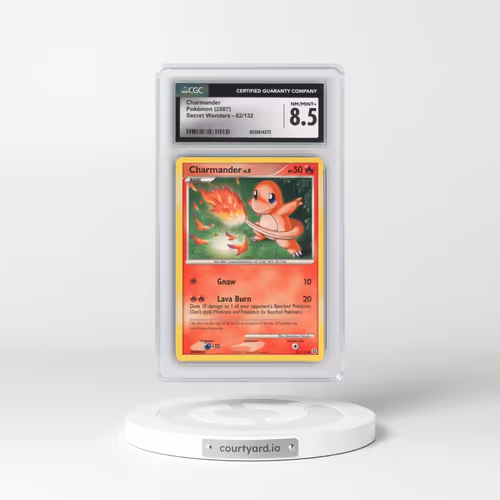 2007 Secret Wonders #82/132 Charmander (CGC 8.5 NM-MT+)