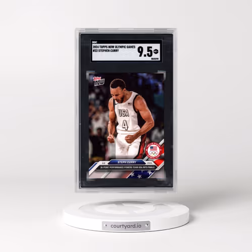 2024 Topps Now Olympic Games Steph Curry 22 (SGC 9.5 MINT+)