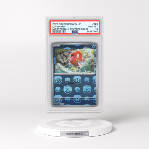 2023 Pokémon Sv2a-Pokemon 151 #129 Magikarp - Reverse Holo Master Ball (PSA 10 GEM MINT)