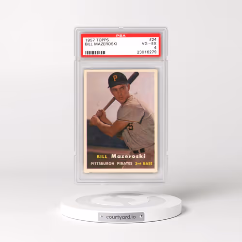 1957 Topps #24 Bill Mazeroski (PSA 4 VG-EX)
