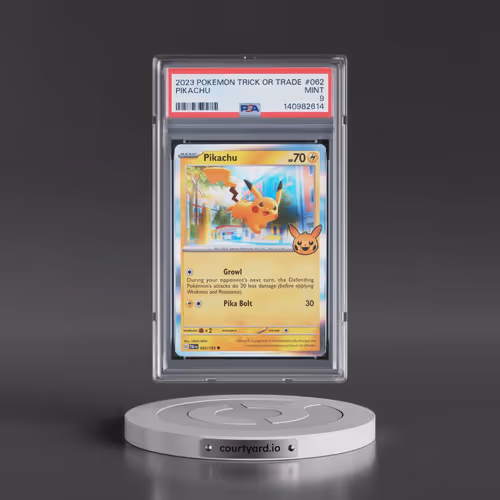 2023 Pokémon Trick or Trade #062 Pikachu (PSA 9 MINT)