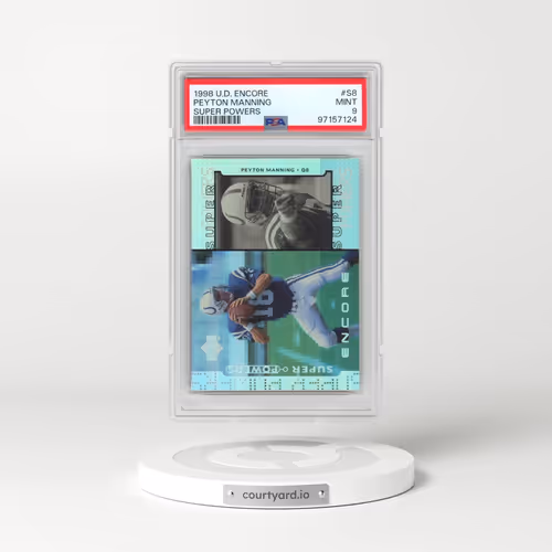 1998 Upper Deck Encore Super Powers #S8 Peyton Manning - Super Powers (PSA 9 MINT)