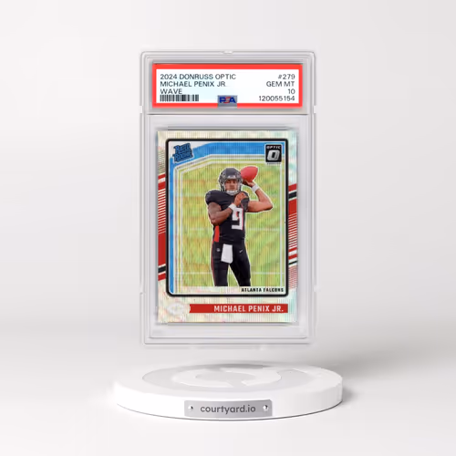 2024 Panini Donruss Optic #279 Michael Penix Jr. - Wave (PSA 10 GEM MINT)