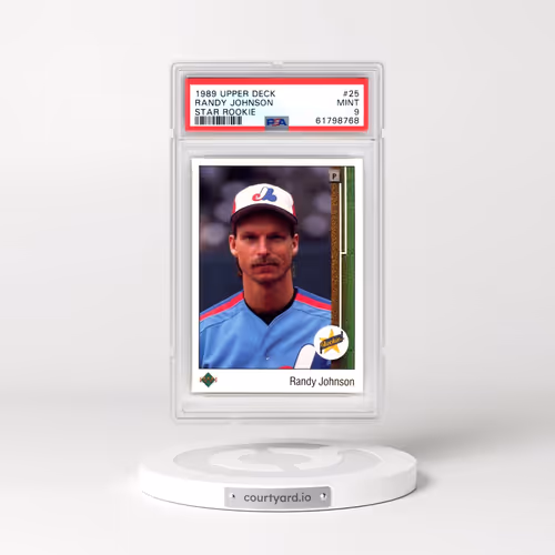 1989 Upper Deck #25 Randy Johnson - Star Rookie (PSA 9 MINT)