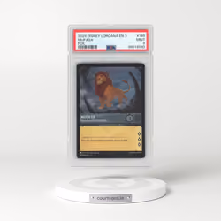 2024 Disney Lorcana EN 3-Into the Inklands #185 Mufasa - Champion of the Pride Lands - Foil (PSA 9 M