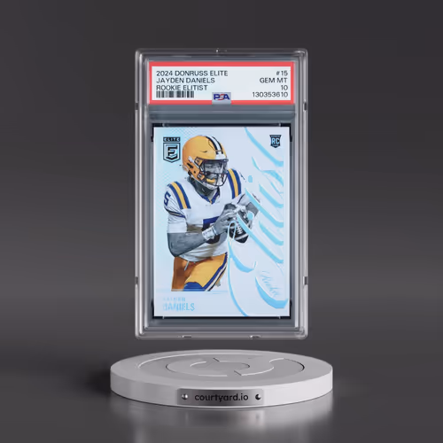 2024 Panini Donruss Elite Rookie Elitist #15 Jayden Daniels (PSA 10 GEM MINT)