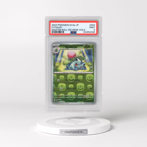2023 Pokémon Sv2a-Pokemon 151 #002 Ivysaur - Reverse Holo Master Ball (PSA 9 MINT)