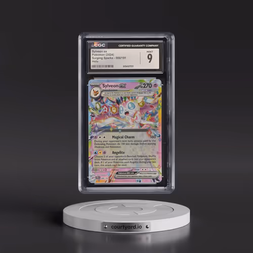 2024 Surging Sparks - SSP EN #086/191 Sylveon ex - Holo (CGC 9 MINT)