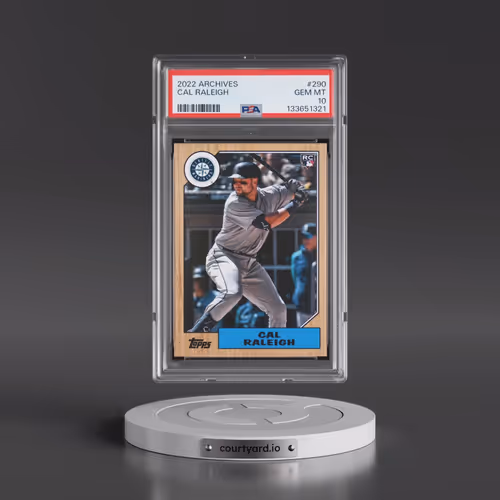 2022 Topps Archives #290 Cal Raleigh (PSA 10 GEM MINT)