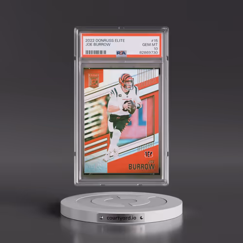 2022 Panini Donruss Elite #15 Joe Burrow (PSA 10 GEM MINT)