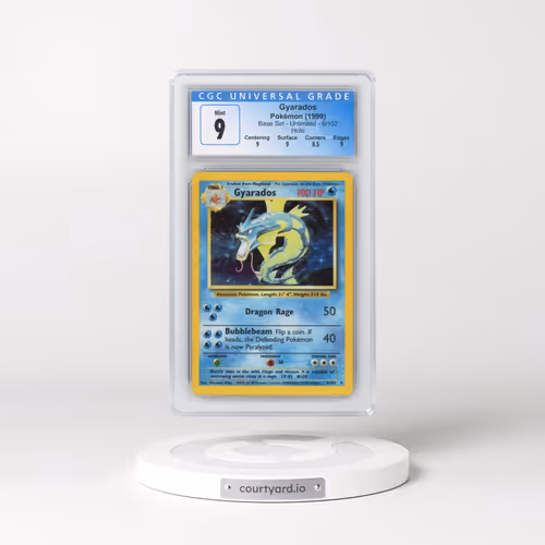 1999 Base Set #6/102 Gyarados - Holo (CGC 9 MINT)