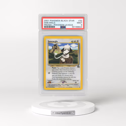 1999 Black Star Promos #32 Smeargle - Pokémon League (PSA 9 MINT)