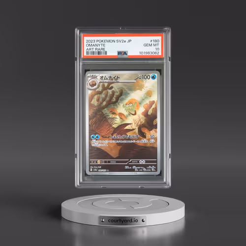 2023 Pokémon Sv2a-Pokemon 151 #180 Omanyte - Art Rare (PSA 10 GEM MINT)