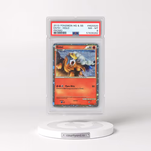 2010 Pokémon Heartgold & Soulsilver Promo #HGSS20 Entei - Holo (PSA 8 NM-MT)