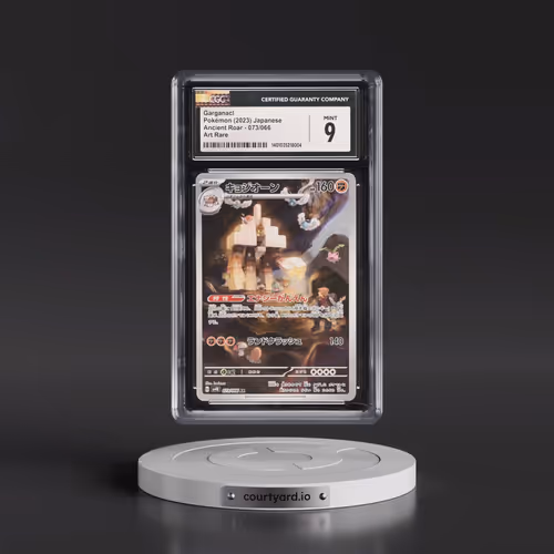 2023 Pokémon Sv4k-Ancient Roar #073 Garganacl - Art Rare (CGC 9 MINT)